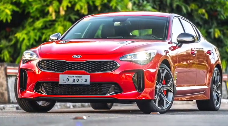 KIA's potent sting is armed with a Twin-Turbo V6